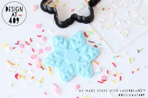 Cookie Cutters: Snowflake Press Stamp With Shaped Cutter