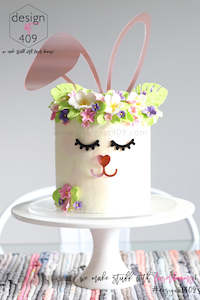 Unicorns: Bunny Ears, Nose + Lashes Cake Topper (other sizes available)