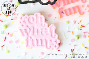 Oh What Fun Embossed Stamp & Cutter