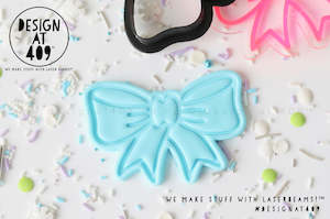 Bow Embossed Stamp & Cutter