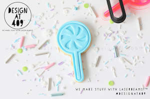 Christmas Stamps And Cutters: Lollipop Embossed Stamp & Cutter