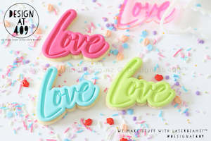 Valentines Day Stamps Cutters: Love Embossing Stamp & Cutter