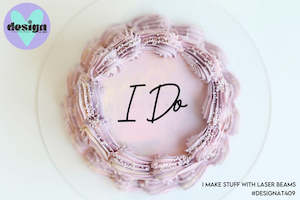 I Do Cake Words (options available)