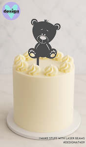 Teddy Bear Smaller Cake Topper (other colour choices available)