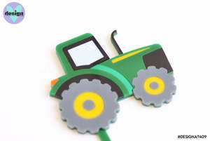 Cake Toppers: Tractor Layered Cake Topper