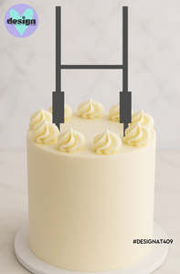 Cake Toppers: Goal Posts Topper - 2 Sizes Available