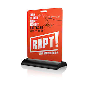 Footpath Sign with double sided full colour laminated print