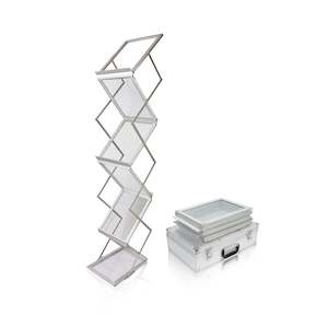 Scissor Portable Brochure Stand