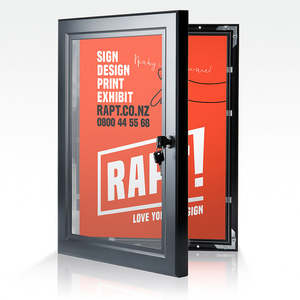 Poster Frames - Lockable Outdoor A3 Size Black