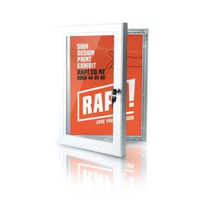 Poster Frames - Lockable Outdoor A3 Size Silver