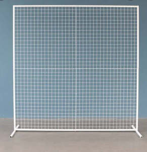 Backdrops Walls Signage: Square mesh backdrop arch