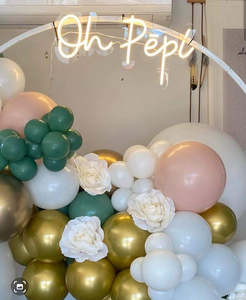 Numbered Led Lights: Oh Pepe Neon Light