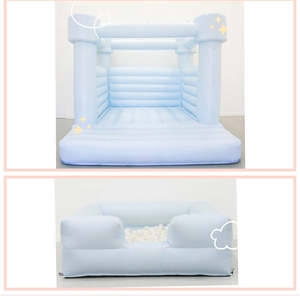 Castles Games: Bounce House Ballpit package pastel Blue