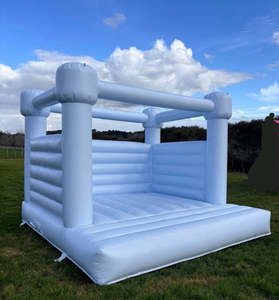 Castles Games: 4x4 meter pastel Blue Bounce house
