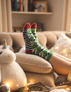 Products: Socks - Retro Sheep DESIGNBYLEONARD