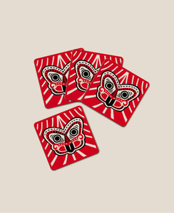 Products: Coaster Set - Scandi Tiki DESIGNBYLEONARD