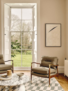 Armchairs: THEODORE ARMCHAIR | KHAKI LINEN