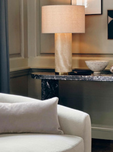 Table Lamps: REMI STONE TABLE LAMP | LARGE