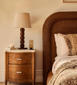 Soho Home: VALERIE BEDSIDE TABLE | ARABESCATO CORCHIA