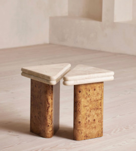 Soho Home: GIA SIDE TABLE SET | ROYA DIANA MARBLE
