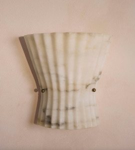 Soho Home Lighting: MALLORY WALL LIGHT, ALABASTER