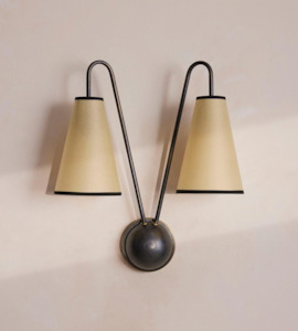 CLARK WALL LIGHT | BLACKENED BRASS