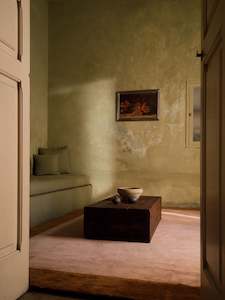 BORDER MOHAIR ROSE QUARTZ