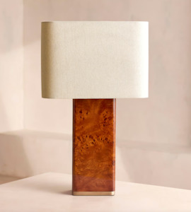 Table Lamps: REMI RECTANGULAR TABLE LAMP | MAPPA BURL