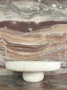 MARBLE CAKE STAND  | CREAM