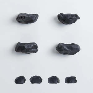 Decor: NIVA DESIGN | IMPRONTA SET OF 4 BLACK DOOR KNOBS #2