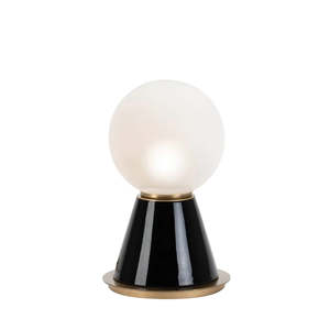 Table Lamps: MARIONI | PALM SMALL BLACK TABLE LAMP