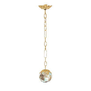 Ceiling Lights: STORIES OF ITALY | AQUAMARINE NECKLACE MURANO GLASS PENDANT LIGHT