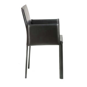 TREVISAN ITALIA | MONFUMO BLACK DINING CHAIR