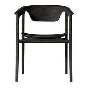Furniture: DALE ITALIA | DUNA BLACK ASH CHAIR