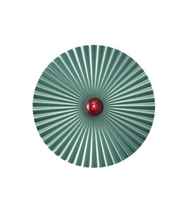 FIRMAMENTO MILANO | PLISSÈ 30 SAGE GREEN SCONCE BY DANIELA PUPPA