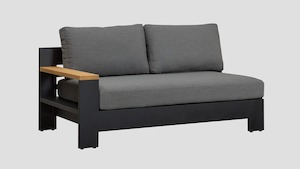 Mackenzie Aluminium Outdoor Sofa Range: MACKENZIE ALU DOUBLE RIGHT ARM SECTION