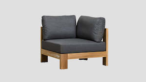 Pauanui Teak Outdoor Sofa Range: PAUANUI TEAK CORNER SECTION