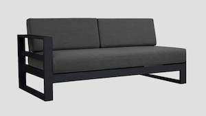 Tasman Aluminium Outdoor Sofa Range: TASMAN ALU DOUBLE RIGHT ARM SECTION