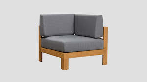 Tasman Teak Outdoor Sofa Range: TASMAN TEAK CORNER SECTION