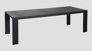 Dining Bar Tables: WAIHEKE ALU DINING TABLE 2.4L x 1.0W