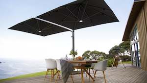 Umbrellas: SHADOWSPEC UNITY MULTI-CANOPY CANTILEVER UMBRELLA