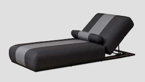 COROMANDEL STRIPED LOUNGER - SOOTY