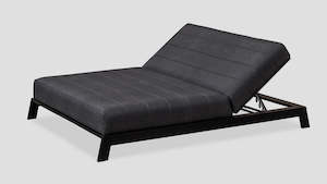 Lounger Range: PIHA DOUBLE LOUNGER - BLACK