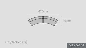 Alexandra Sofa Set 04