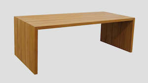 Teak Dining Table Range: MANGAWHAI TEAK DINING TABLE 2.2L x 1.0W