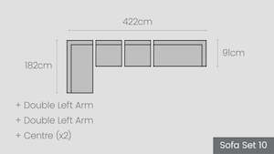 Hamilton Modular Options: Hamilton Sofa Set 10