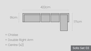 Hamilton Modular Options: Hamilton Sofa Set 03
