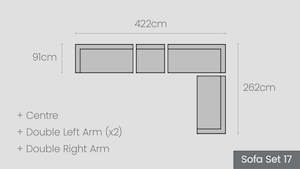 Hamilton Modular Options: Hamilton Sofa Set 17
