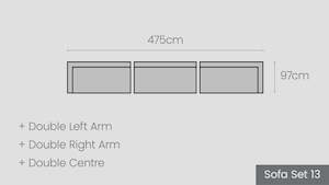 Kapiti Modular Options: Kapiti Sofa Set 13