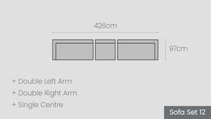 Kapiti Modular Options: Kapiti Sofa Set 12